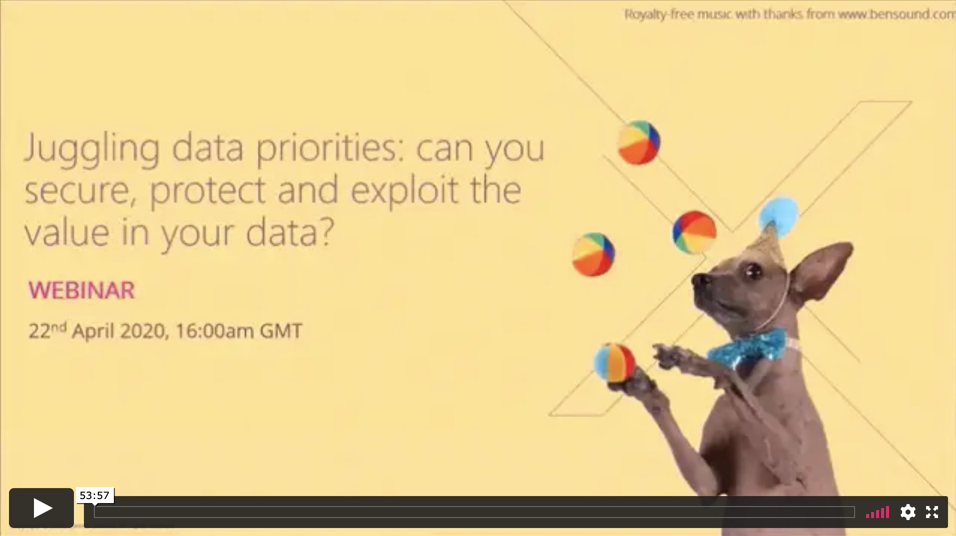 Juggling data priorities